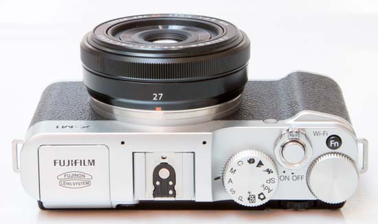 富士27mm F2.8頭實(shí)物圖賞-上機(jī)圖頂部圖