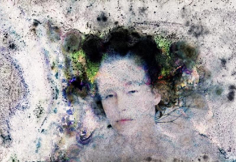 受潮過后的舊膠片