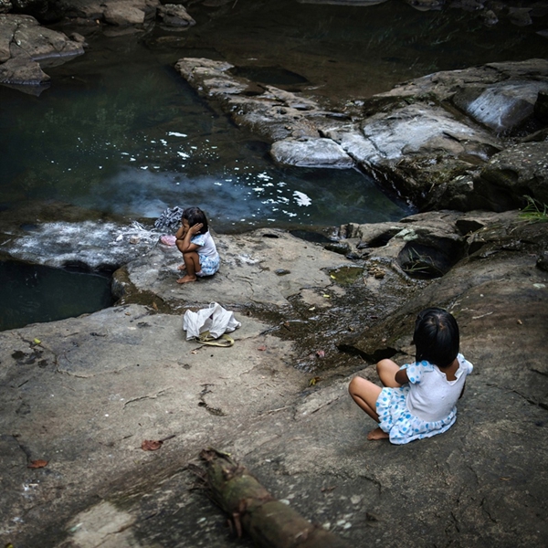 印度母系氏族部落梅加拉亞邦的女童