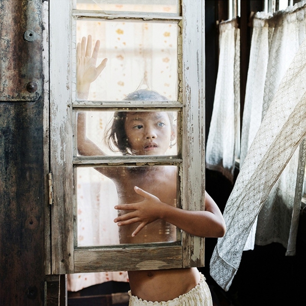 印度母系氏族部落梅加拉亞邦的女童