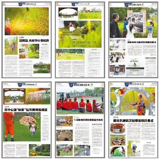 央媒記者聚焦武漢園博園