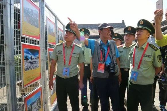 趙建偉攝影作品《軍魂》在平遙國際攝影展展出