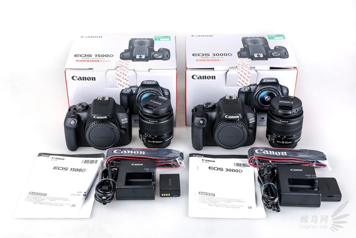 家用入門單反 佳能EOS 1500D、3000D評測