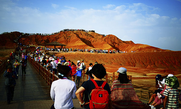 “中華之美”甘肅金張掖影像巡展在北京開幕