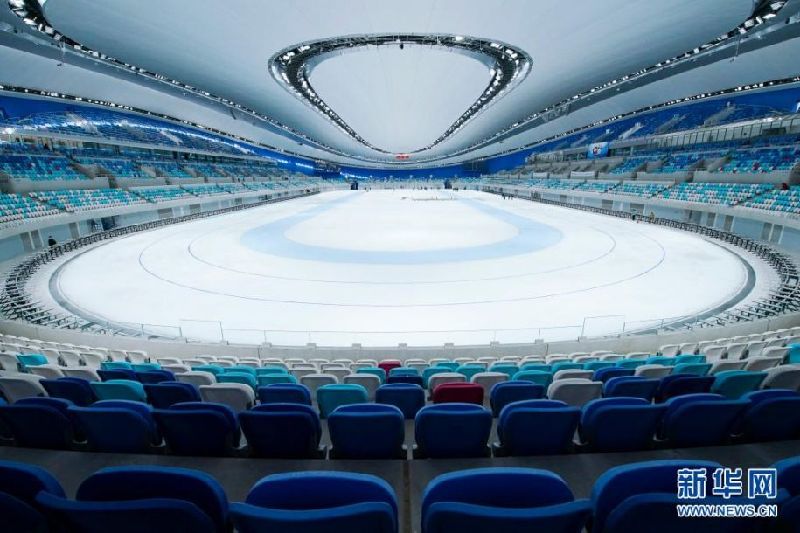 約1.2萬(wàn)平方米全冰面首次在“冰絲帶”亮相