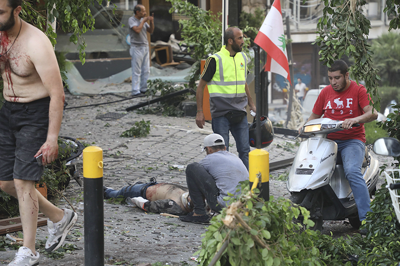 黎巴嫩貝魯特：爆炸過后