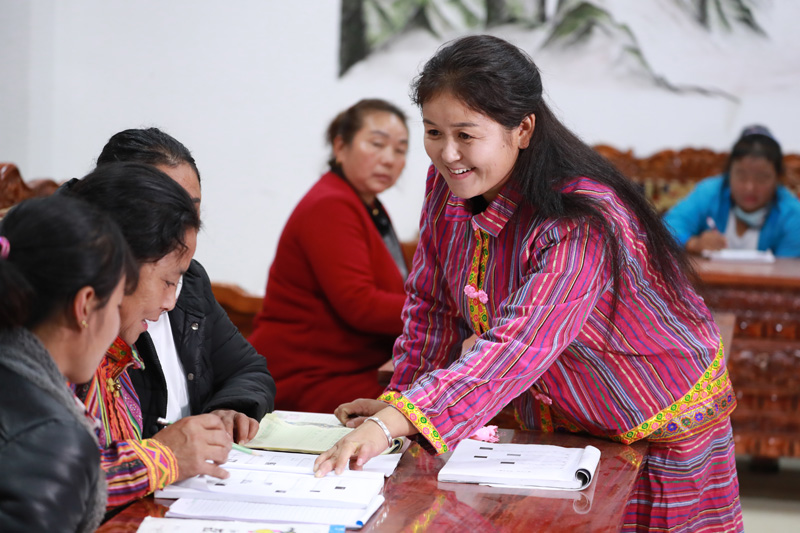 56個(gè)民族一起奔小康