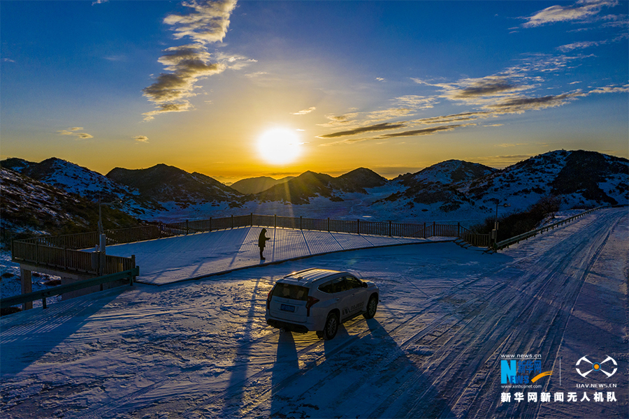 重慶紅池壩迎初雪 宛如童話世界