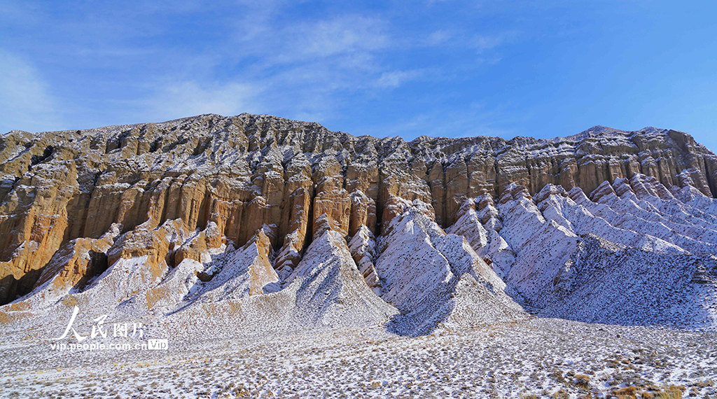 甘肅阿克塞：雪后丹霞美景如畫【3】