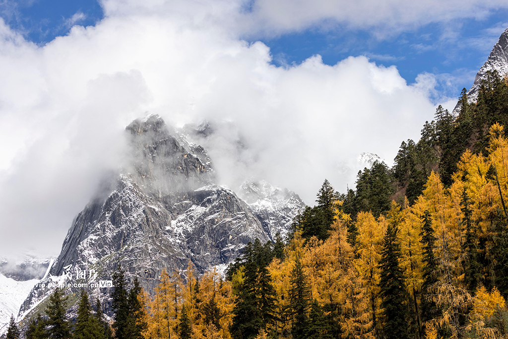 四姑娘山景區(qū)秋色如畫(huà)