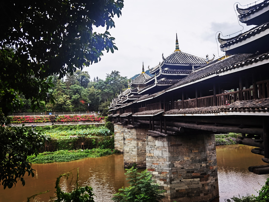 走進廣西三江程陽永濟風雨橋