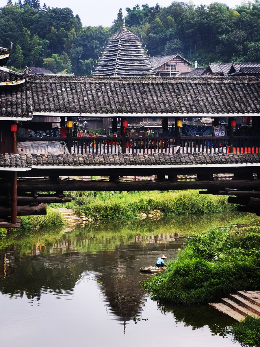 走進廣西三江程陽永濟風雨橋
