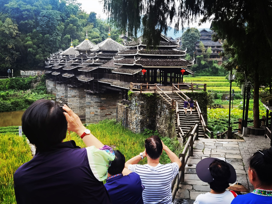 走進廣西三江程陽永濟風雨橋