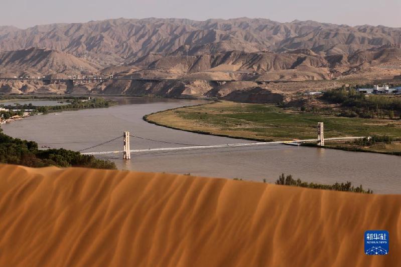 新華全媒+|沙水交融 魅力沙坡頭