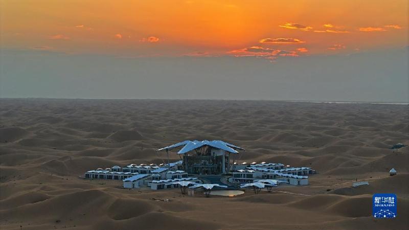 新華全媒+|沙水交融 魅力沙坡頭