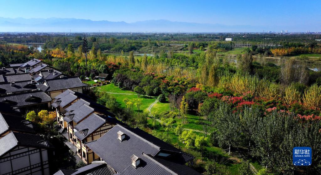 美麗中國丨陜西:灃河秋景勝春朝