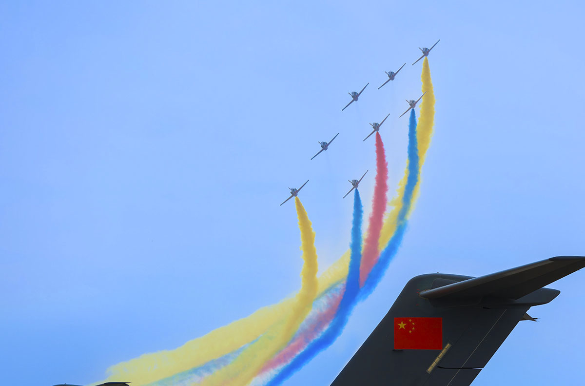 “翼龍杯”第十五屆中國航展攝影大賽飛行表演優(yōu)勝獎作品賞析