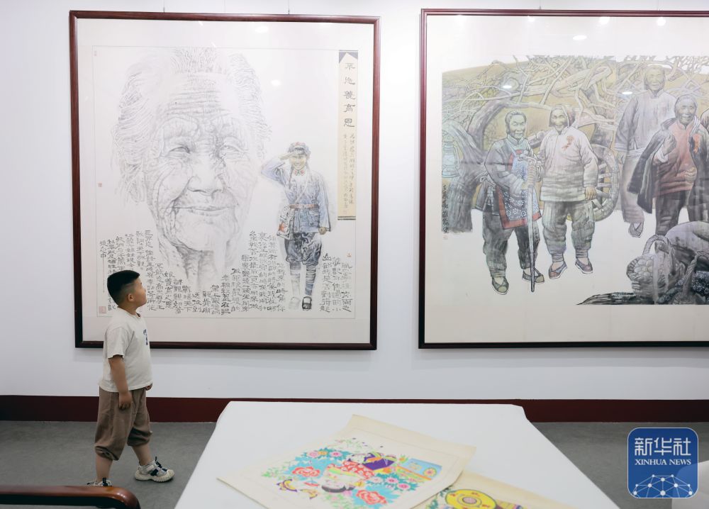 走進(jìn)沂蒙畫派研究院感受沂蒙精神