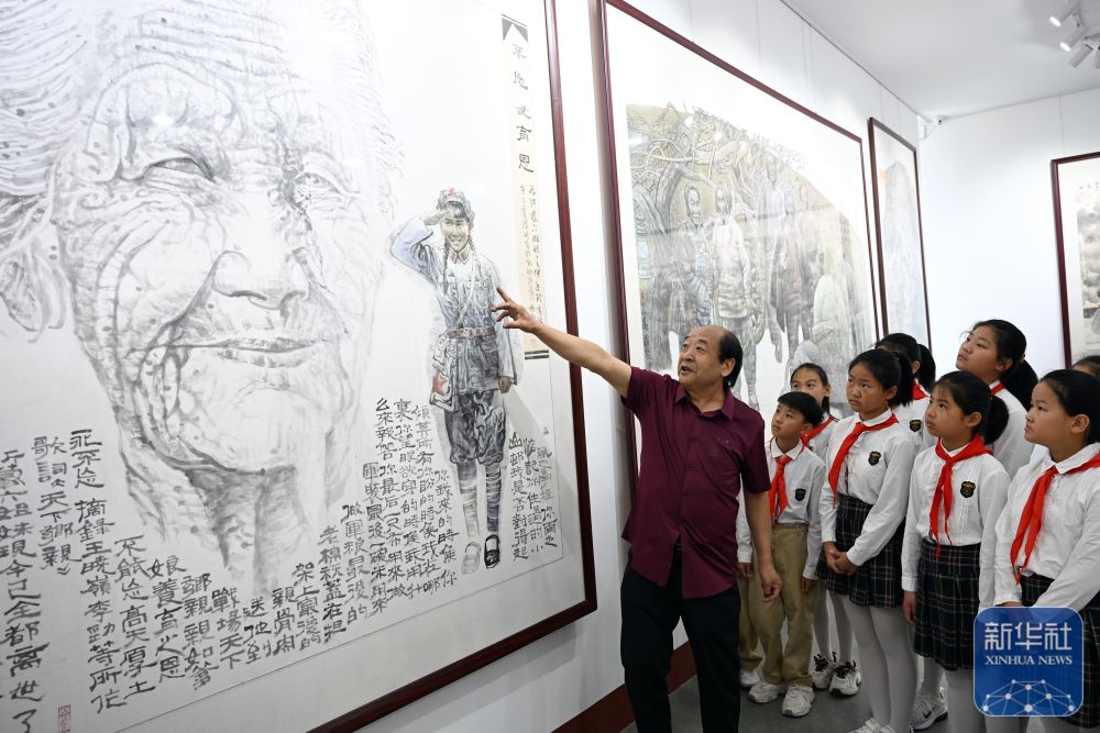 走進(jìn)沂蒙畫派研究院感受沂蒙精神