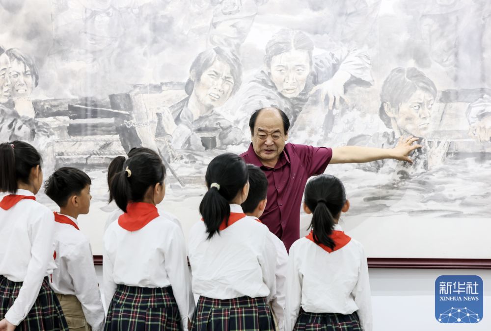 走進(jìn)沂蒙畫派研究院感受沂蒙精神